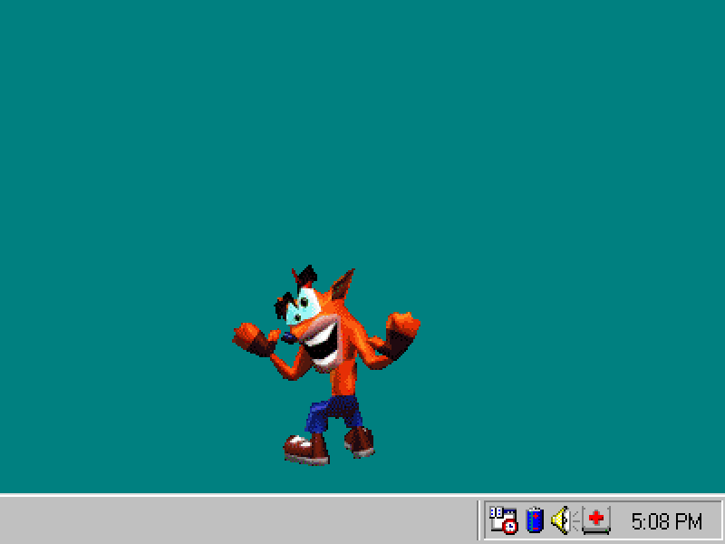 Preview image for Crash Bandicoot Desktop Character