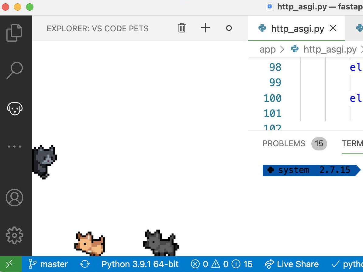 Preview image for VS Code Pets